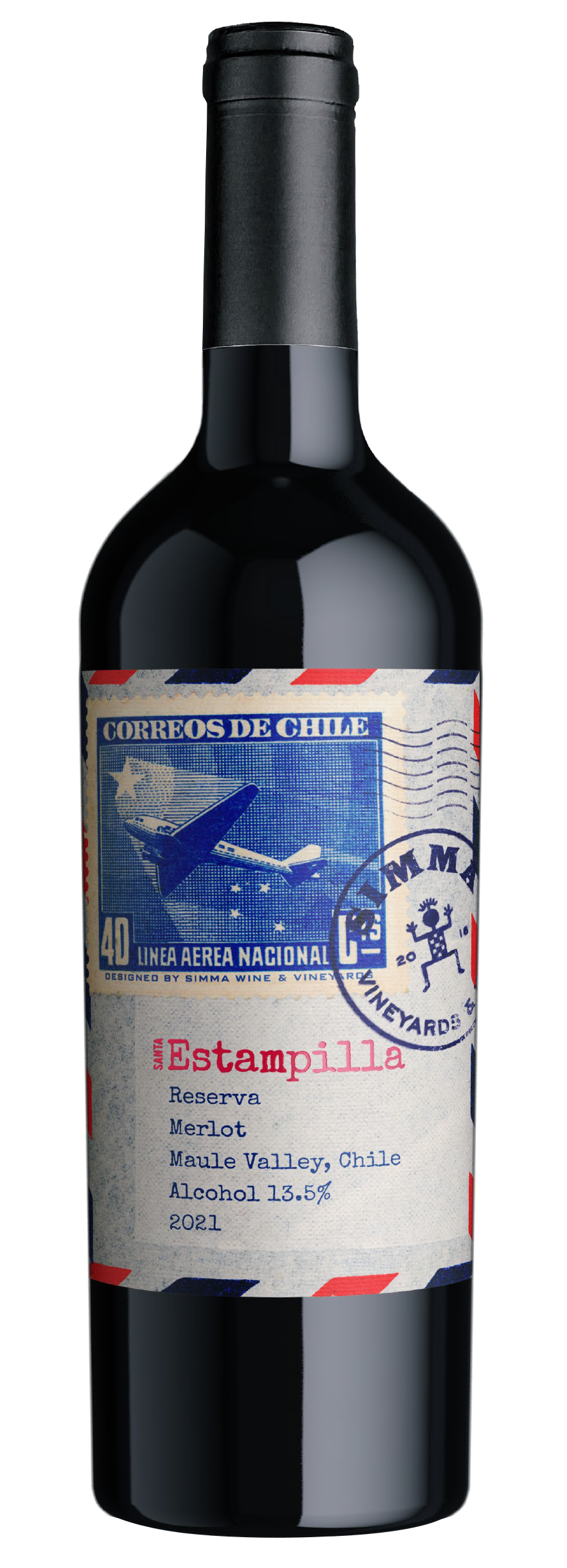 Estampilla Reserva Merlot 750Ml