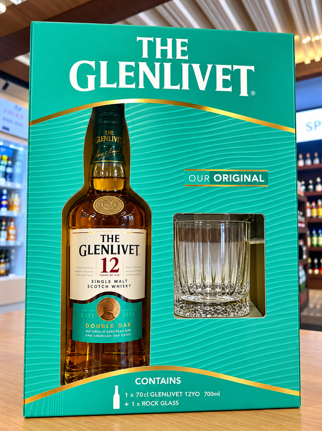 Glenlivet 12Yo With 1 Glass 700Ml
