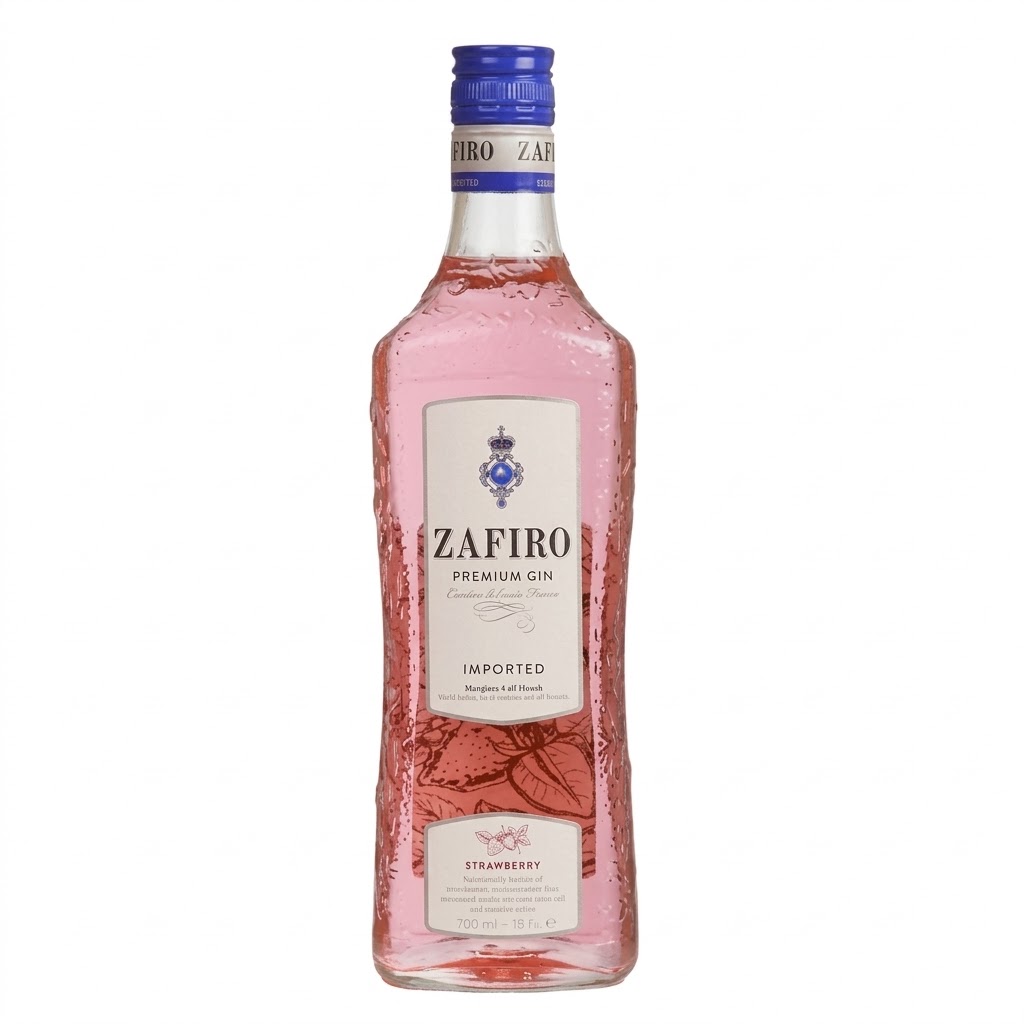 Zafiro Strawberry Gin 700Ml